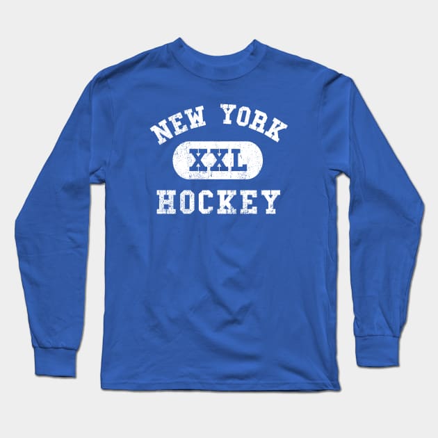 New York Hockey III Long Sleeve T-Shirt by sportlocalshirts